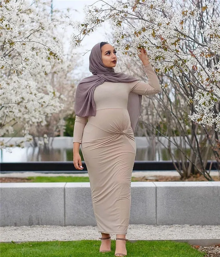bodycon dress muslim Loriya Season 25SPRNG Yellow and Blue Color Size:18 2XL 36-37 Sleeve but to make you