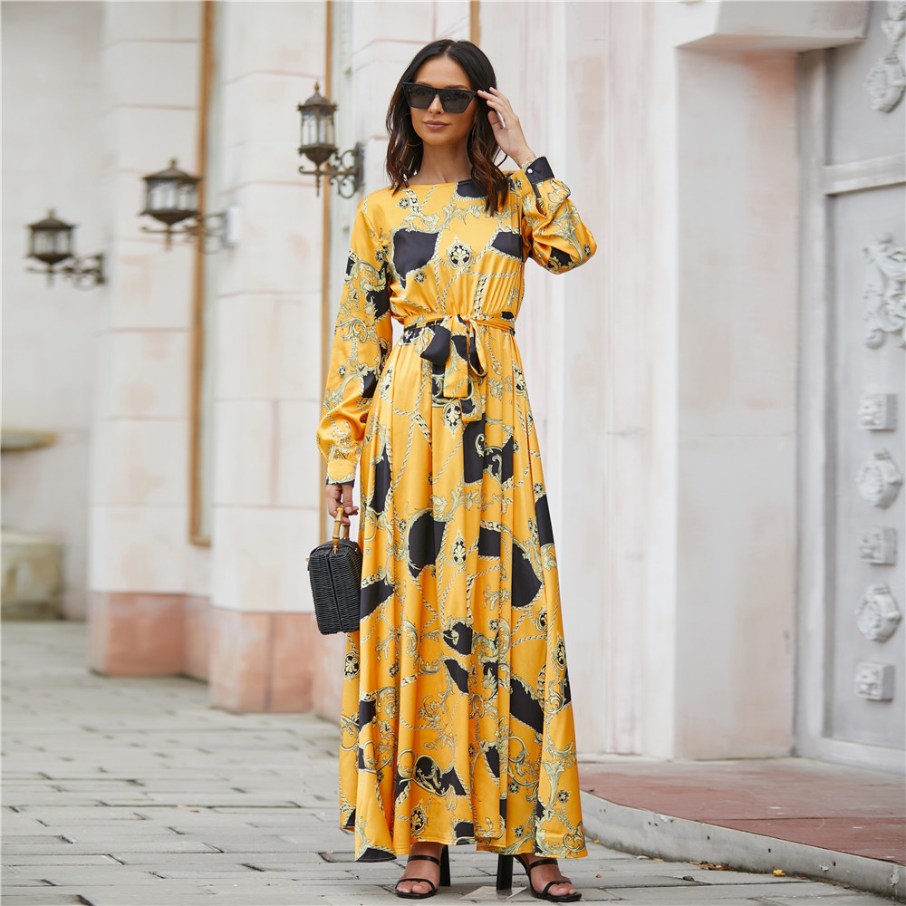 Wholesale New fashion abaya Dubai Turkey hijab dress muslim women glitter dress islamic clothing