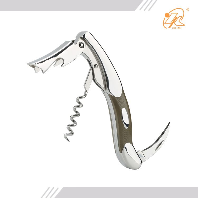 High quality long duration time multifunction waiters corkscrew knife opener