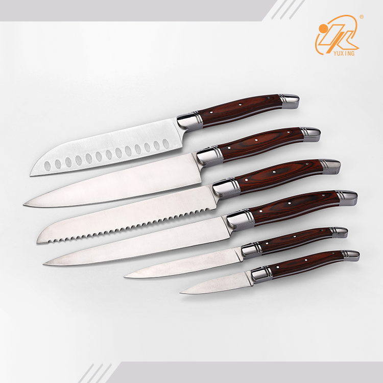 Chef Knives High Carbon Steel 8 Inch Professional pakka wood  Handle Kitchen Chef Knife