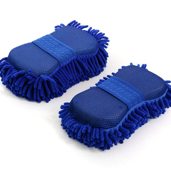 Cheap Chenille Colorful Cleaning Car Washing Sponge for Car