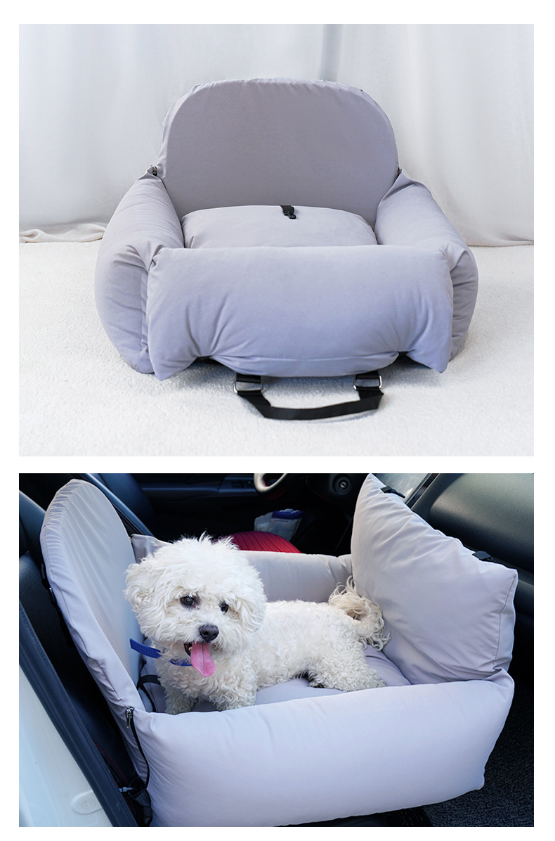 Soft pet car cozy warm comfortable car with travel cat dog pet car seat