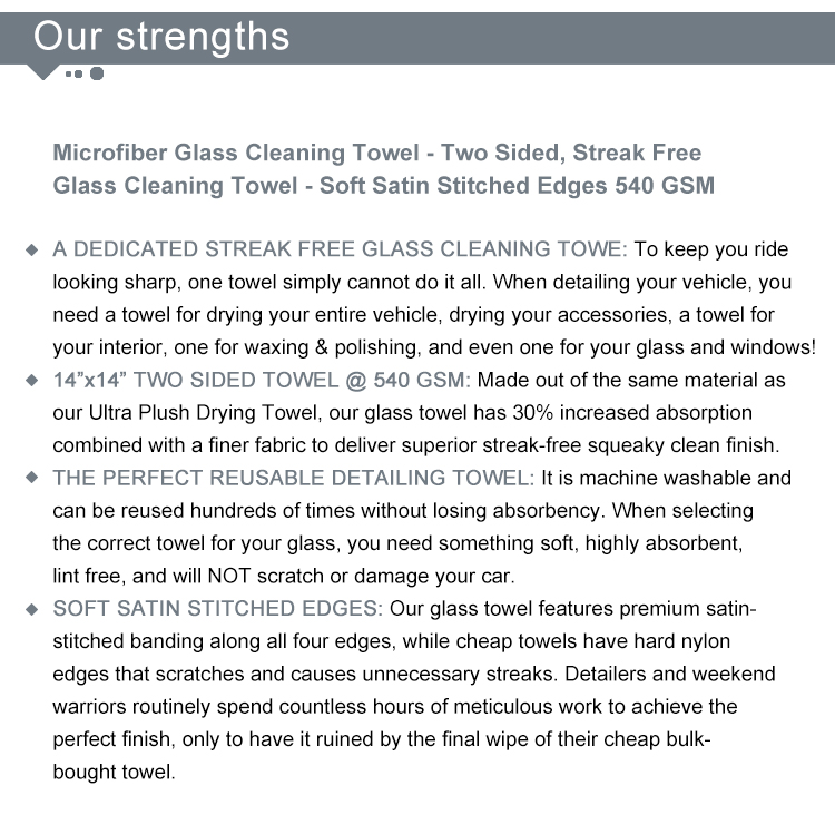 New launched products Soft Satin stitched wholesale microfiber glasses cloth custom windows