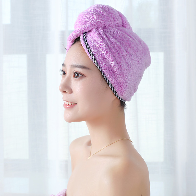 Buy Absorbent Coral Fleece Micro Fiber Hair,Soft Head Towel For Curly,Microfiber Hair Towel Hair Drying Towels