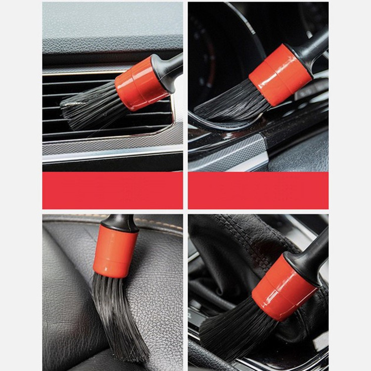 Wholesale Plastic Handle, 5PCS Soft Bristle Car Auto Washing Detailing/Cleaning Brush Set