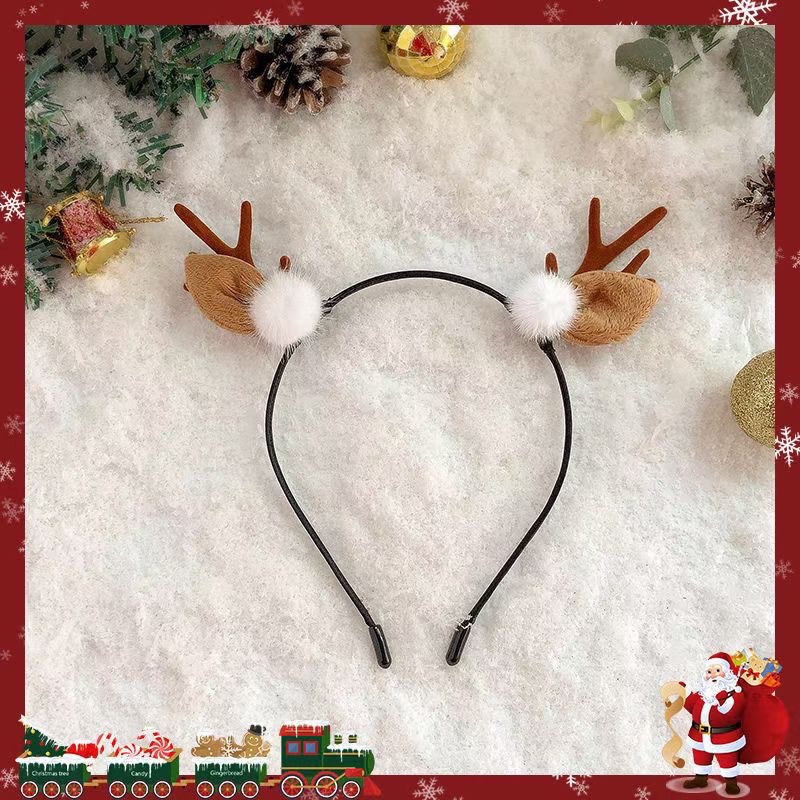 Christmas wholesale custom headband headdress super fairy bell hair accessories ornaments female hair band