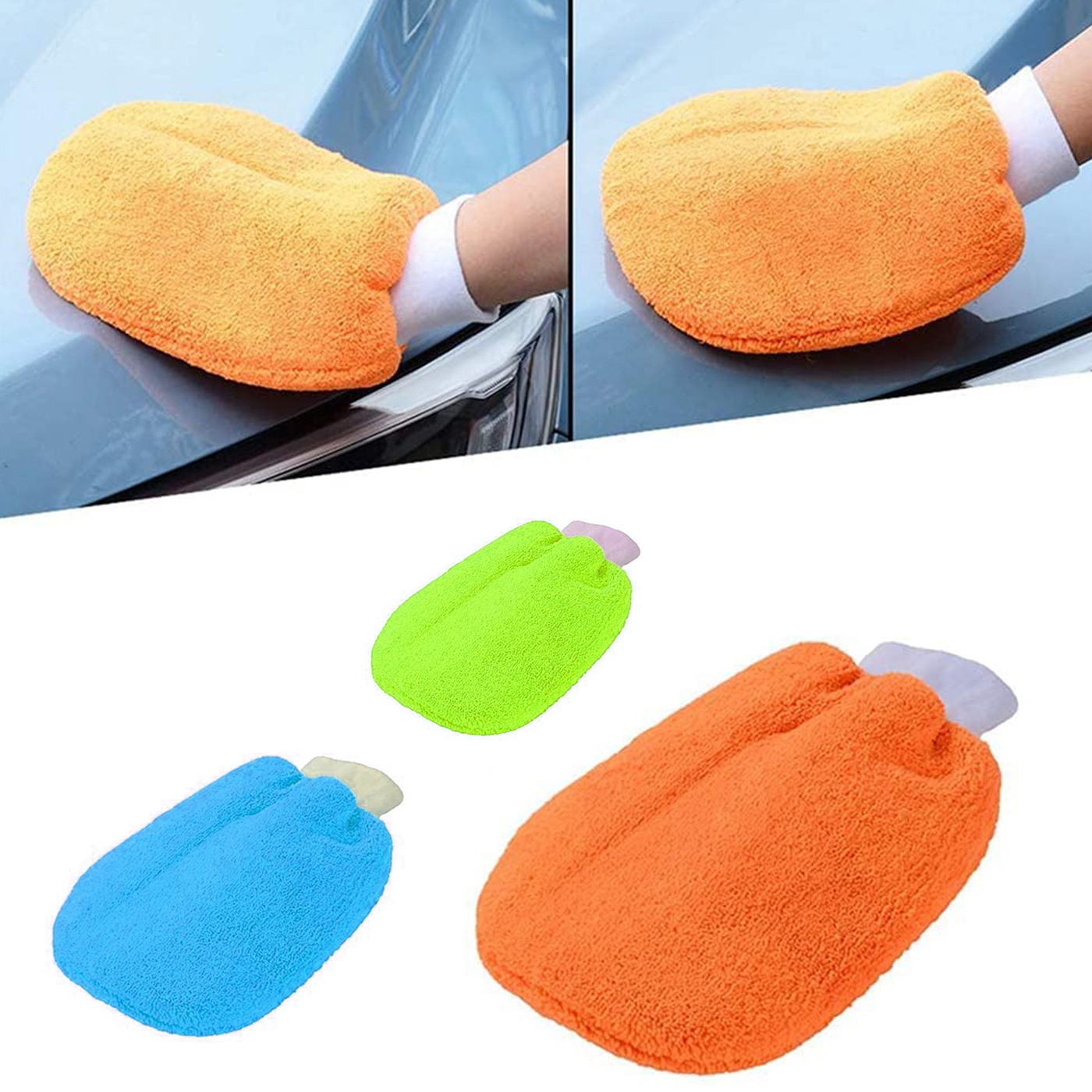 Microfiber cleaning set gift cleaning tool 9 pieces car wash set