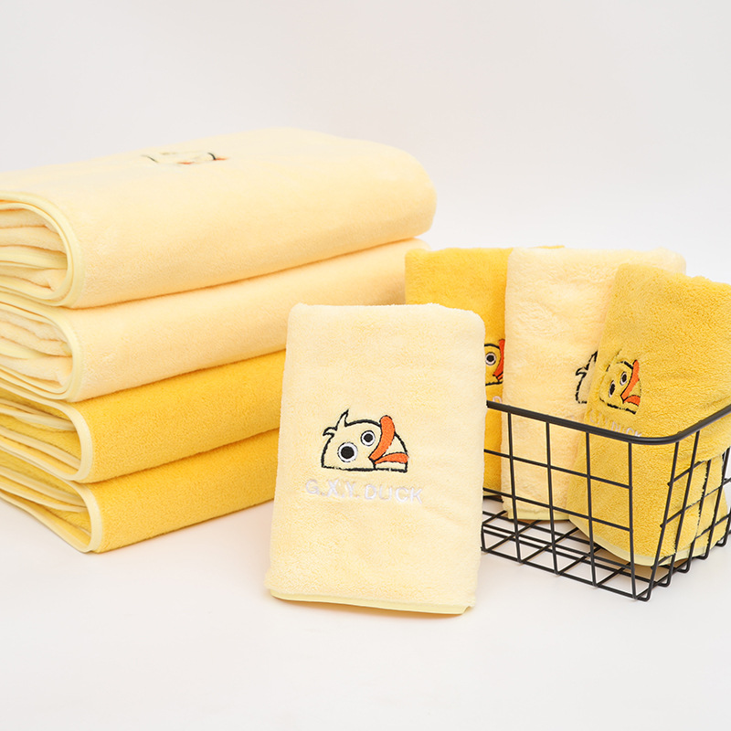 Cheap microfiber towel hot sale Coral fleece bath towel thickened adult absorbent bath drying towel