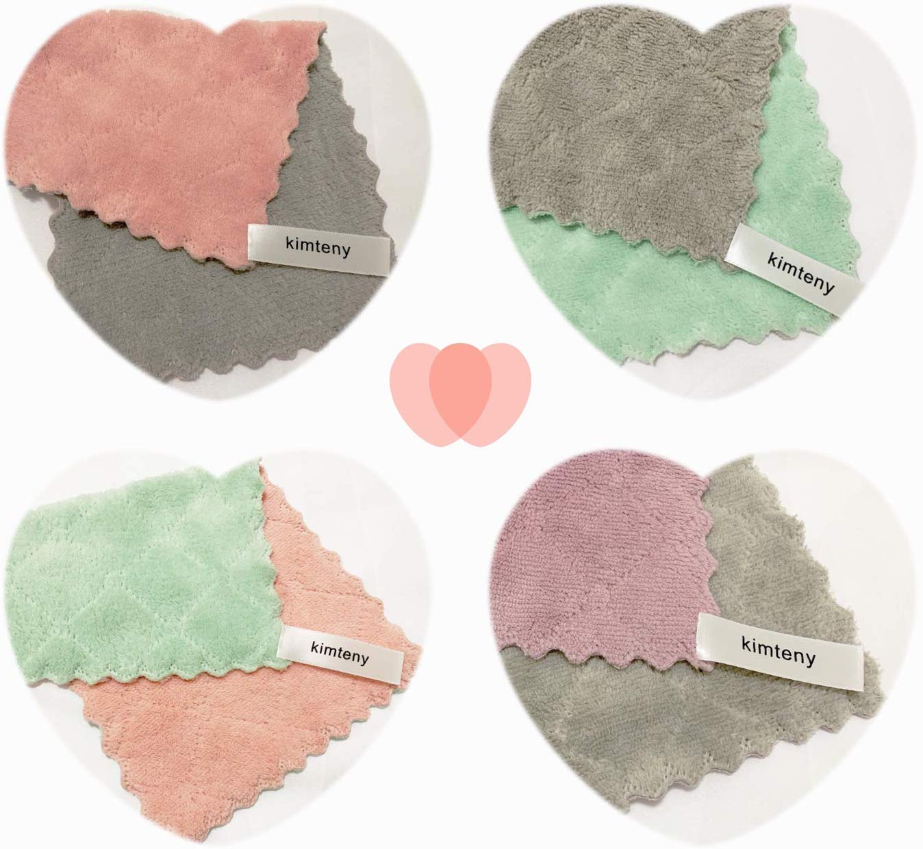 Super Absorbent Coral Velvet Dishtowels Nonstick oil Washable Fast Drying microfiber polishing cleaning Towels