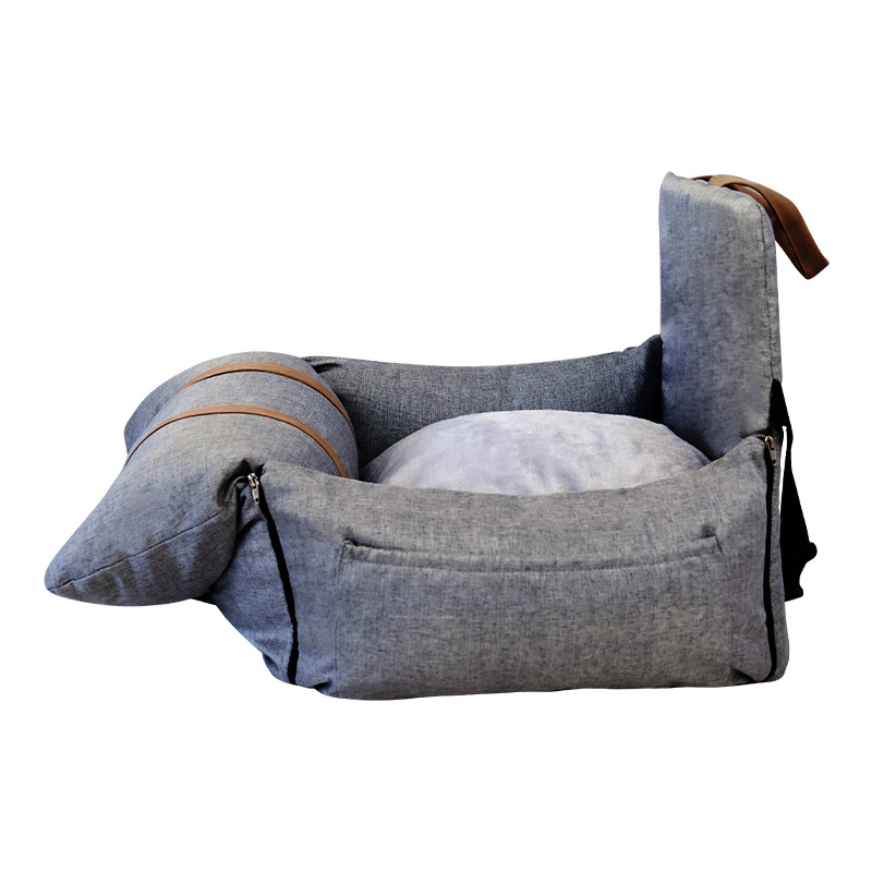 Pet car seat manufacturers four seasons dog new dog sofa can be used outside with safety belt pet bed