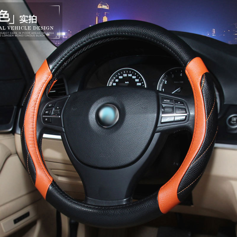 Anti-skid and durable universal 38cm  Car steering wheel covers with Fashion Style