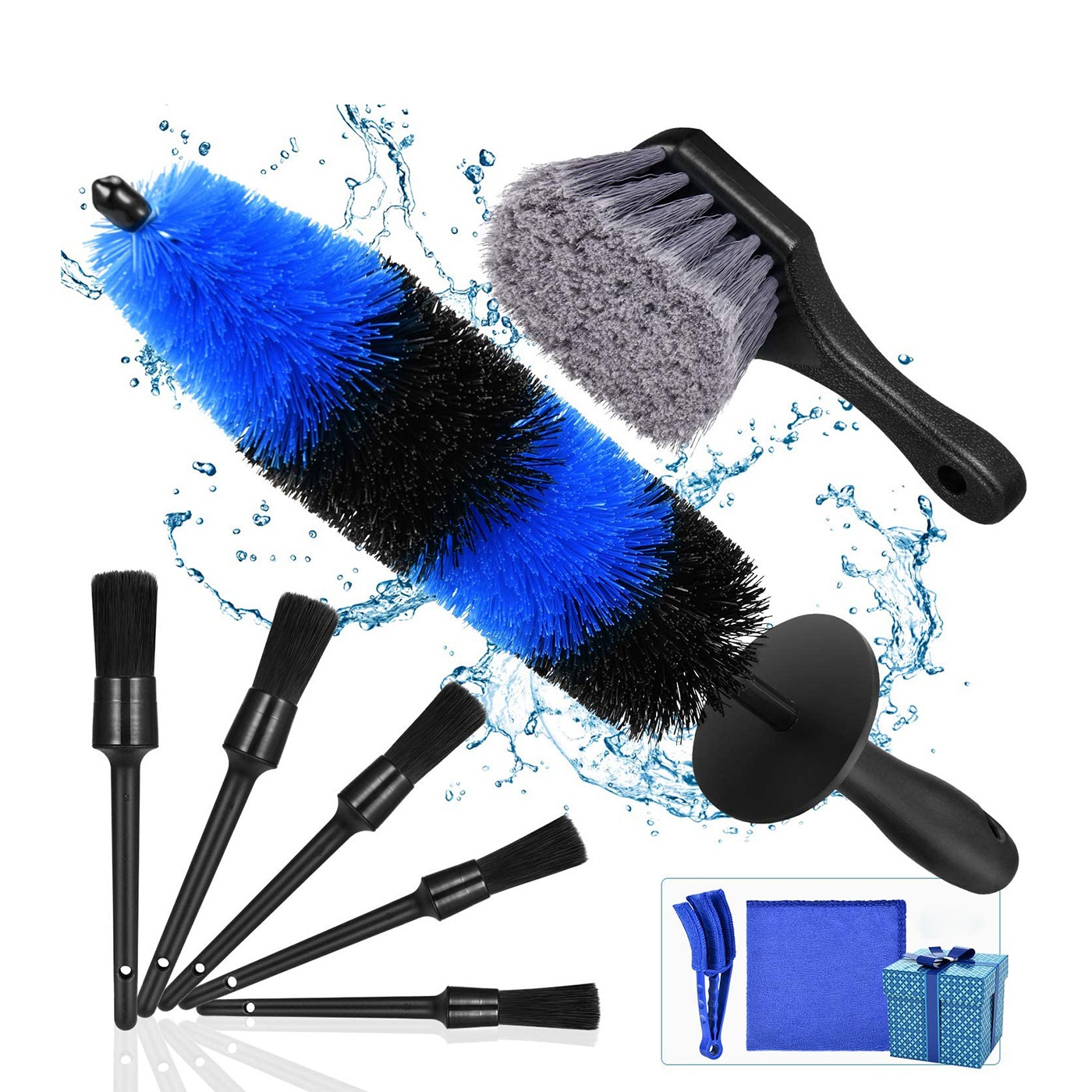 Car Detailing Brush Car Wash Brush for Interior Cleaning Wheel Gap Rims Dashboard Accessories Auto Cleaning Brushes