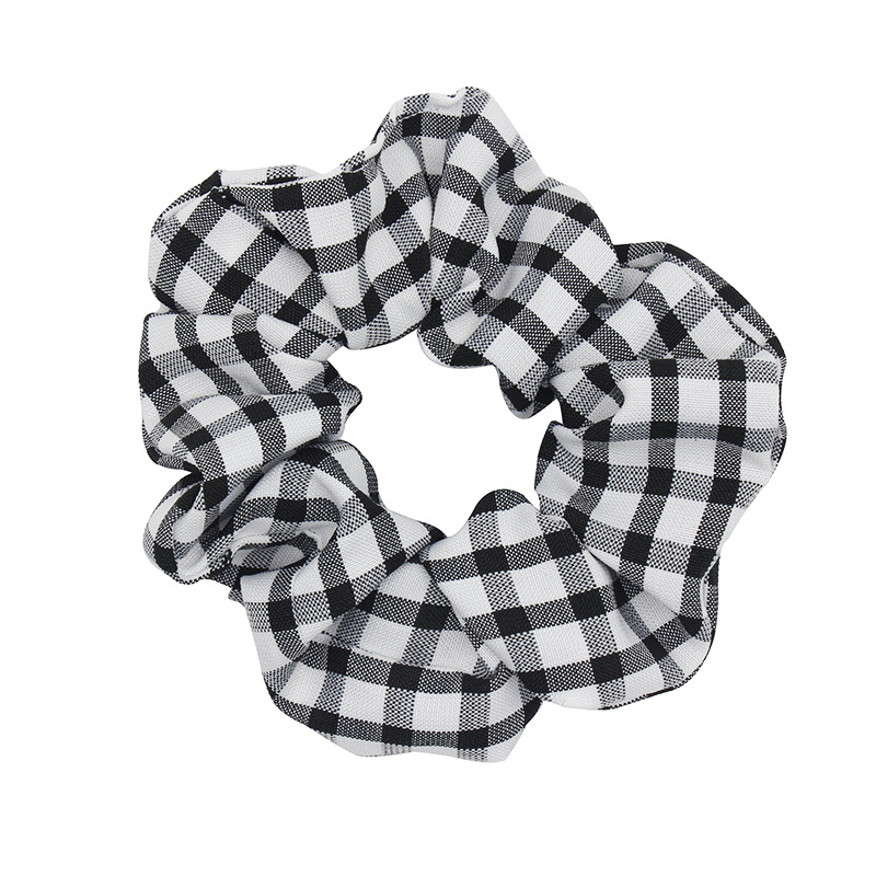 Different colors microfiber scrunchies satin big scrunchies design hair tie for girl