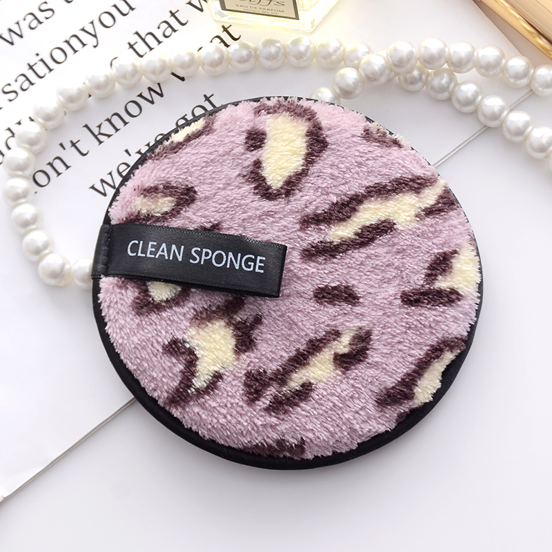 Microfiber Washable Soft Microfiber Eraser Puff Round Cloth Reusable Cotton Makeup Cleansing Remover Pad