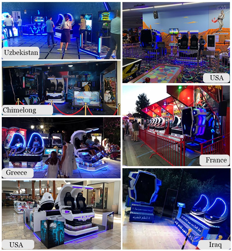 SKYFUN Virtual reality arcade game simulator ride 300 square meters