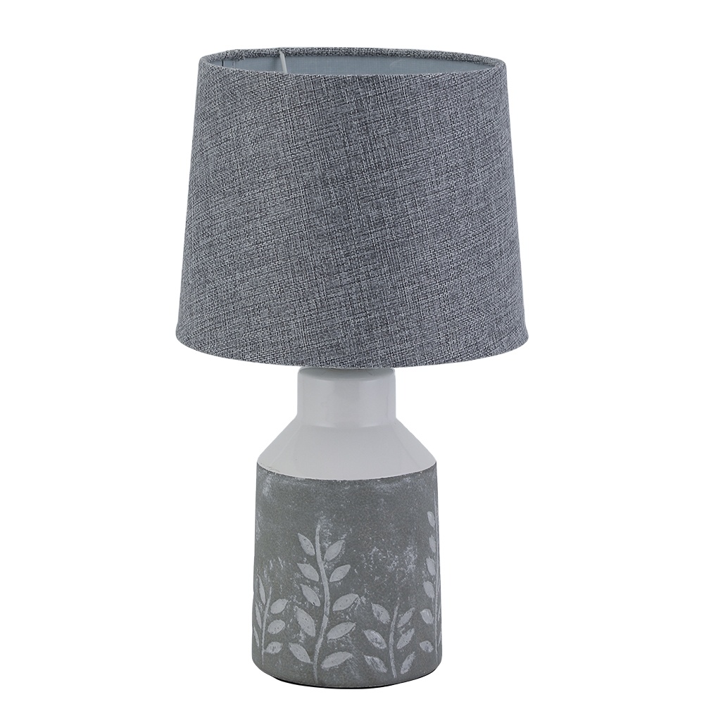 weltalk - керамическая настольная лампа в винтажном стиле с синим узором для прикроватного столика с пигментным покрытием