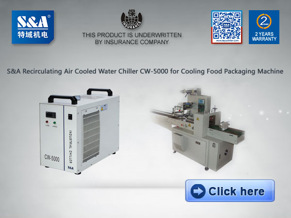 sa recirculating air cooled water chiller cw5000