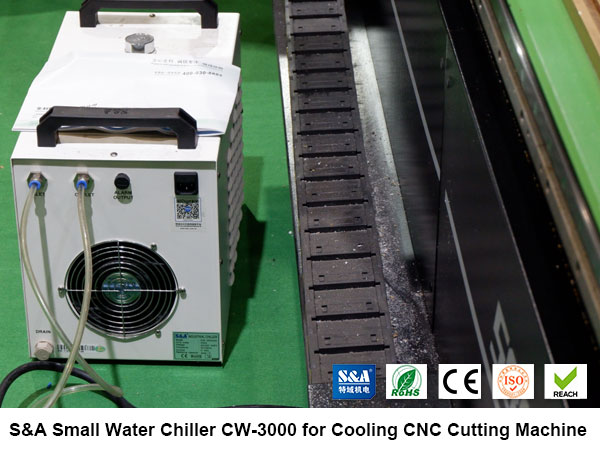 Small Water Chiller CW 3000 for Cooling Netherlands CNC Cutting Machine