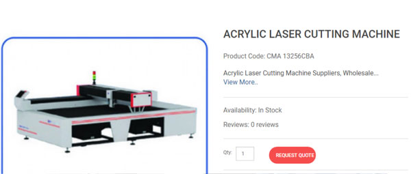 acrylic laser cutting machine