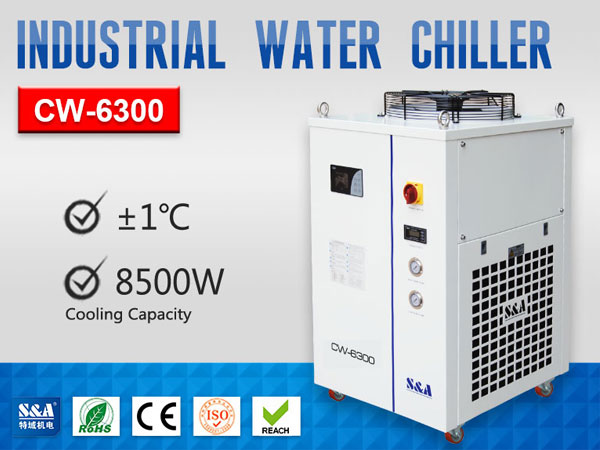 industrial air cooled water chiller cw6300