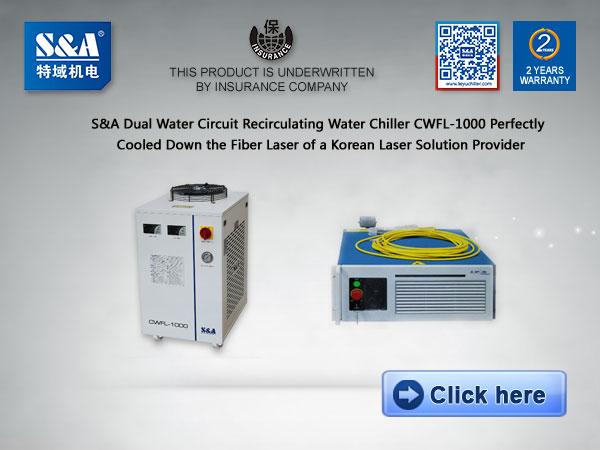 SA Dual Water Circuit Recirculating Water Chiller CWFL 1000