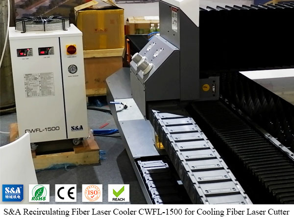 recirculating fiber laser cooler