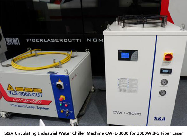circulating industrial water chiller machine