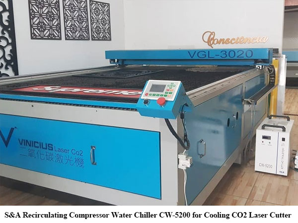 recirculating compressor water chiller