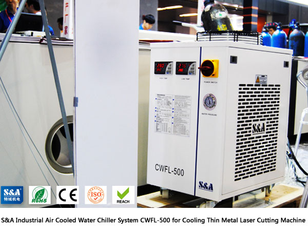 industrial air cooled water chiller system cwfl500