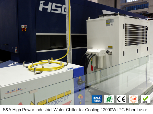 High Power Industrial Water Chiller for Cooling 12000W IPG Fiber Laser