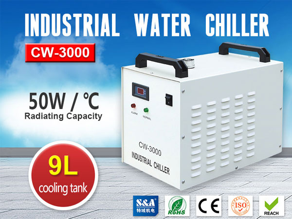 small water chiller unit cw3000