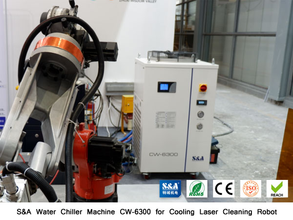 water chiller machine for laser cleaning robot