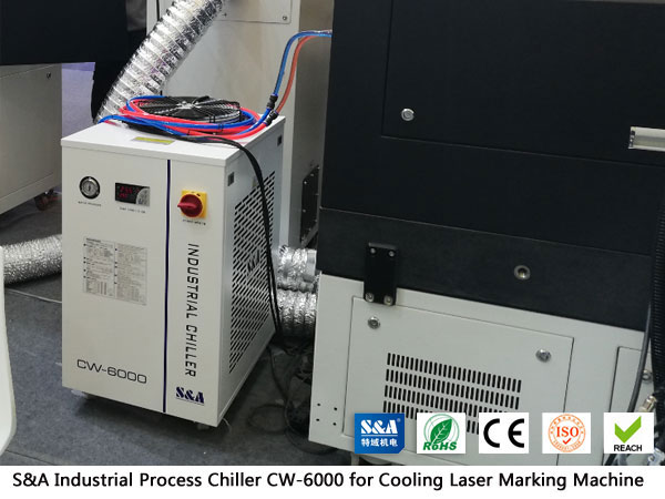 Industrial Chiller CW-6000 for Cooling Laser Marking Machine