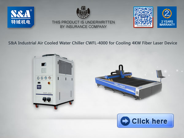 Industrial Air Cooled Water Chiller CWFL-4000
