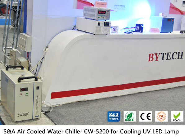 UV led air cooled water chiller