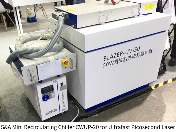 Ultrafast laser compact water chiller