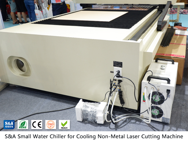 small water chiller for cooling non-metal laser cutting machine