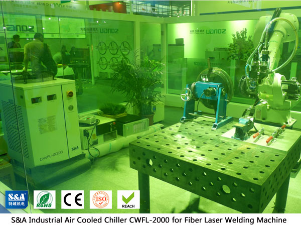Industrial Air Cooled Chiller CWFL-2000 for Ukraine Fiber Laser Welding Machine