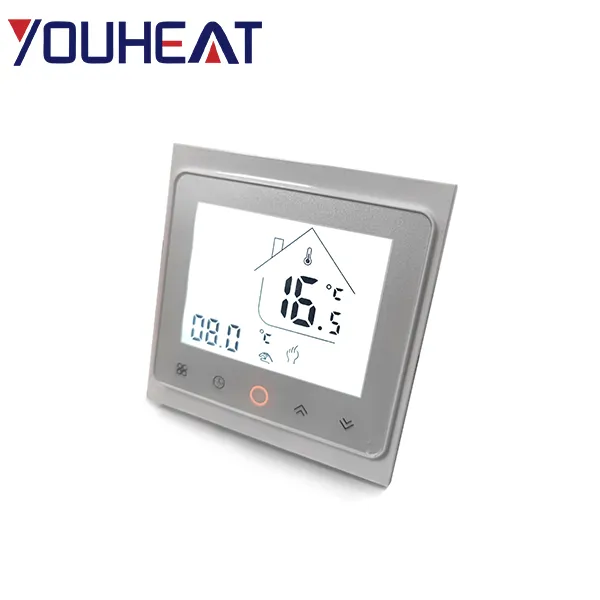 Termostato de ambiente inteligente de alta precisión Termostato de  calefacción por suelo radiante programable con control