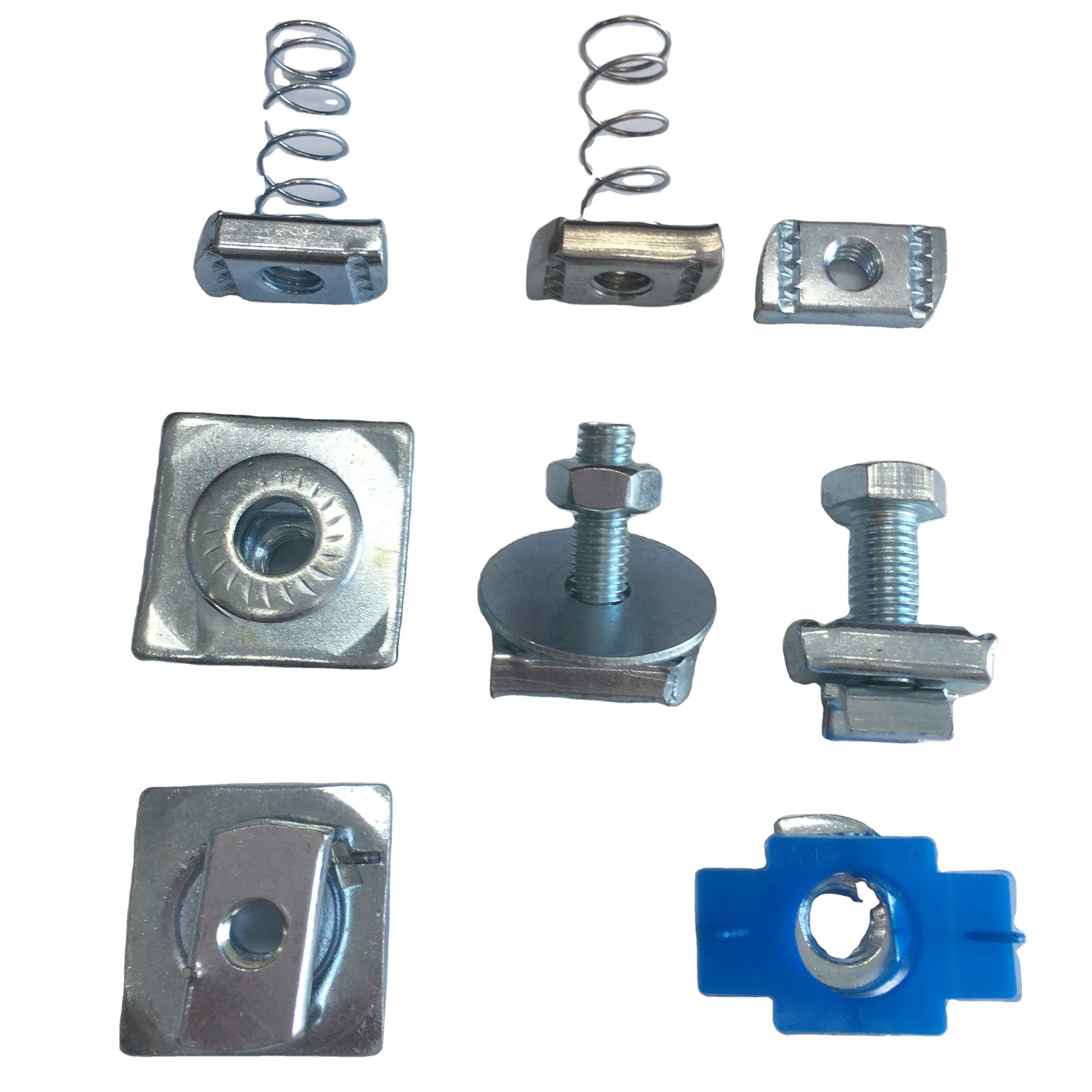 XYSTRUT Strut Channel Nuts Spring Nuts With Plastic Holder Wing