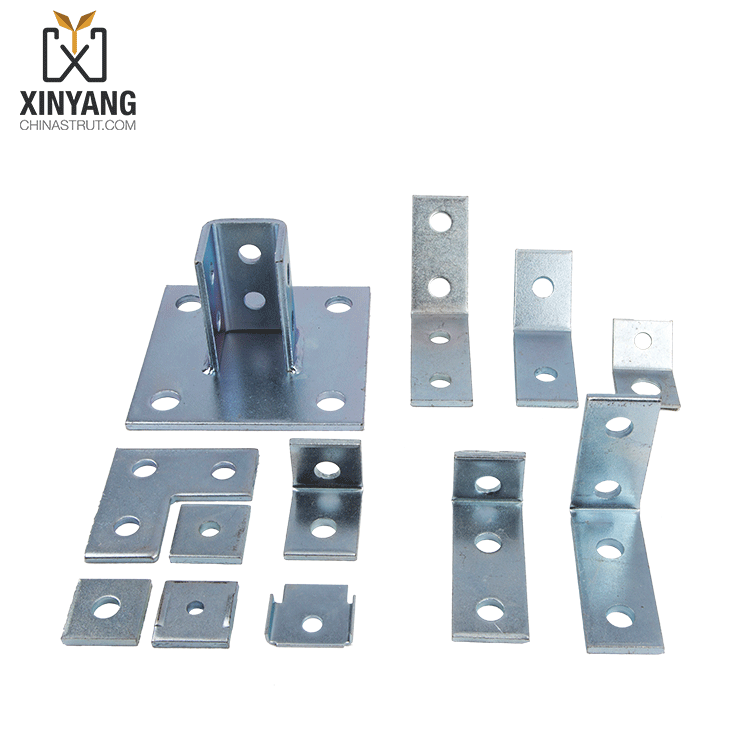 XYSTRUT - 2 hole 90 degree angel Strut Fitting plate Strut fittings