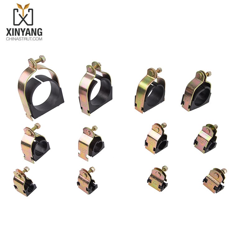 XYSTRUT Strut Mounted Cushion Clamp Cushioned Tubing Clamps