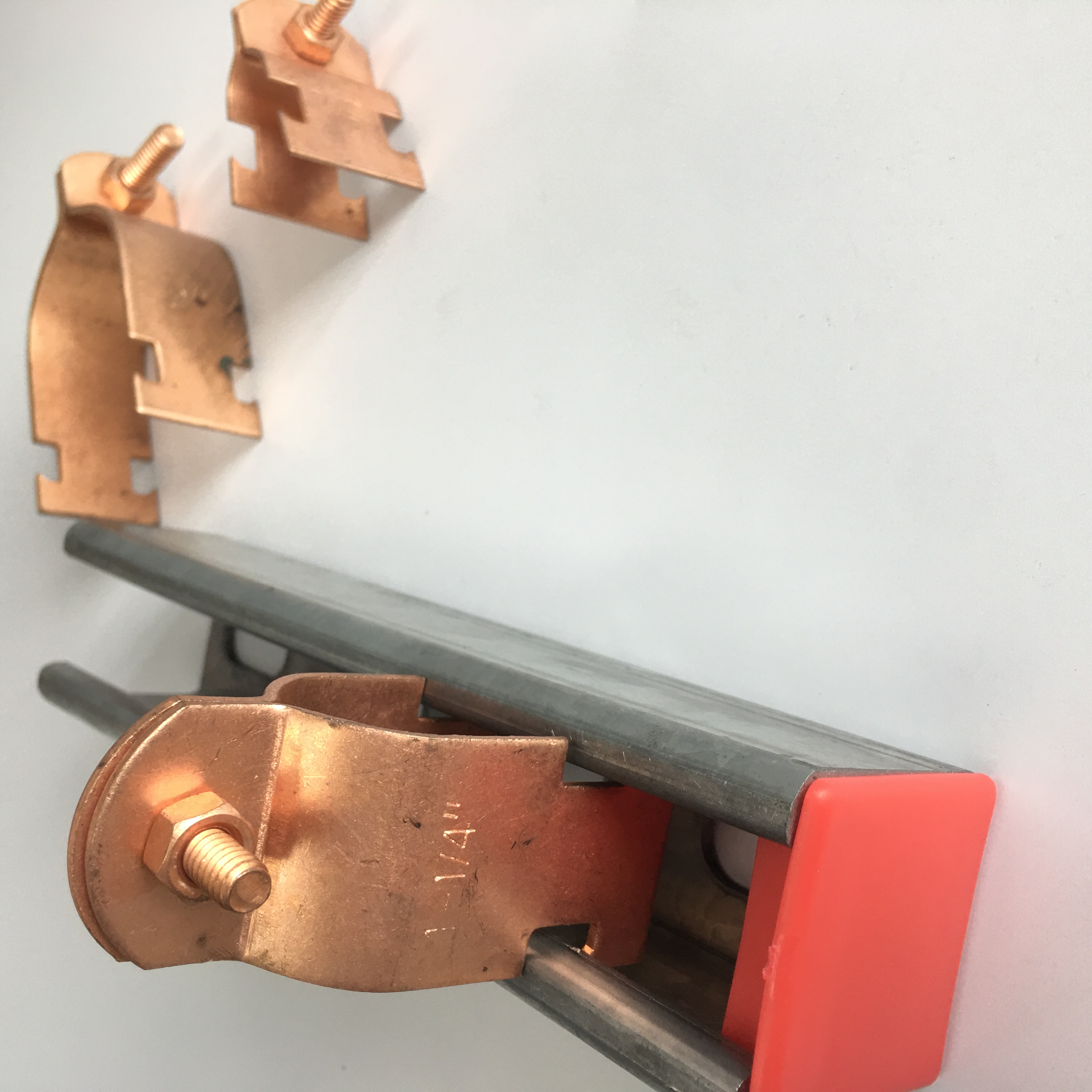 XYSTRUT High quality 3/4" Copper Plated Strut Pipe Clamp Pipe clamp