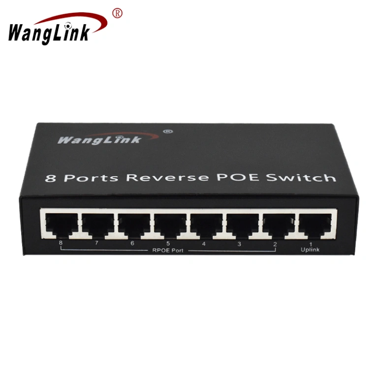 7+1 Port Passive PoE Switch 24 Volt 48 Volt Power Over Ethernet Switch – poe -world