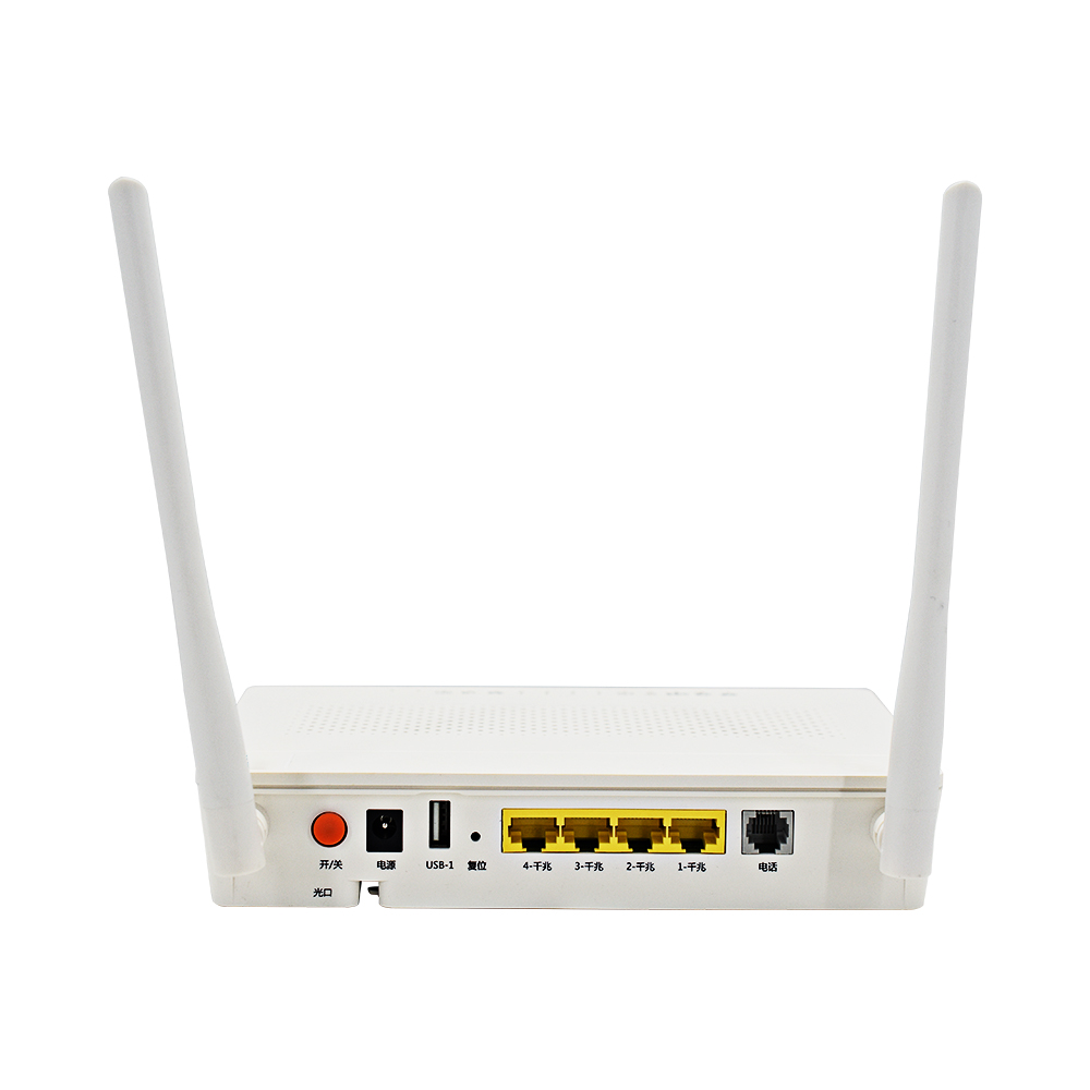 производители оптических модемов onu gpon/epon волокно epon AC Dual Band  4GE LAN 1POT USB 2.4G 5G Dual Wifi GPON ONU