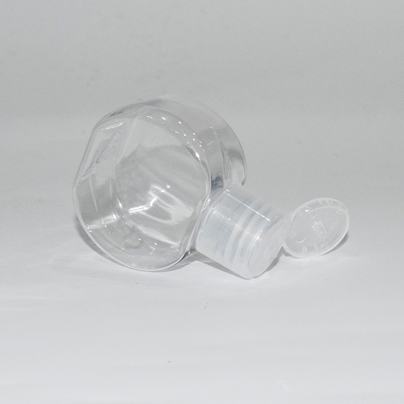 New Style Popular Irregular Shape Flip-open 40ml Cosmetic Plastic Pet Bottle