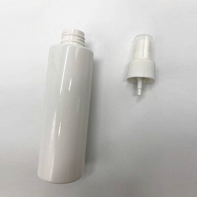 Wholesale 150ml Pet Bottle Plastic White Liquid Detergent Bottle With 24/410 Spray