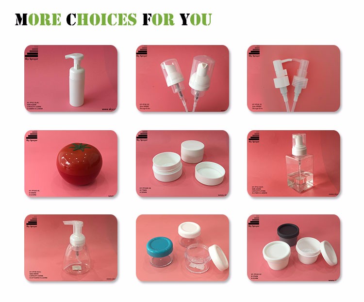 Concise Design Round 4 Ounce Plastic Cream Jars With Lids