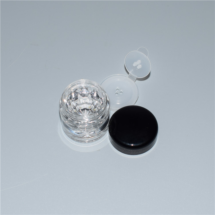 Custom Design Plastic Cosmetic Cream Clear Transparent Cosmetic Container Cream Jar