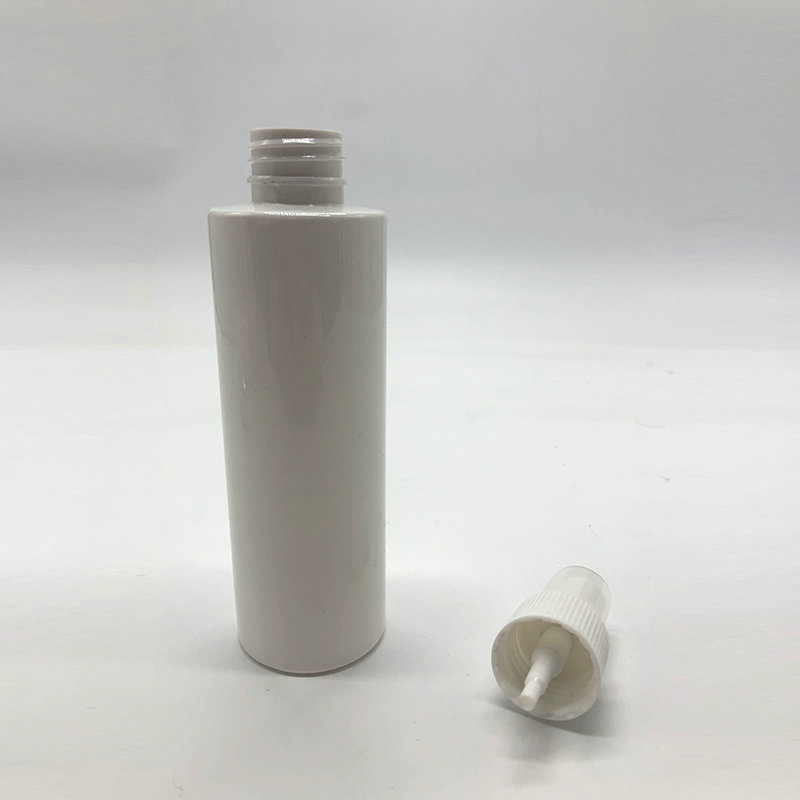 Wholesale 150ml Pet Bottle Plastic White Liquid Detergent Bottle With 24/410 Spray